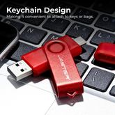 Type-C & USB-A OTG Flash Drive — 8–128GB